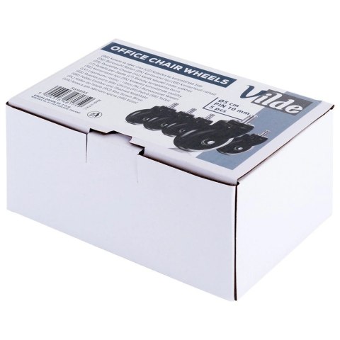 Kółka do Fotela Kauczukowe Obrotowe VILDE Śr. 5 cm 5 szt.