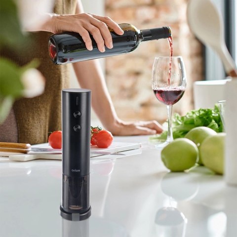 Korkociąg do wina elektryczny z ładowarką 19,5 cm