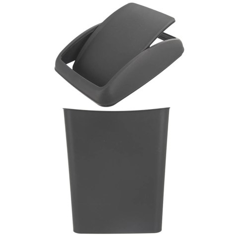 Kosz na Śmieci Odpady Kompostownik z Klapką Plastikowy Szary ORION 20 L