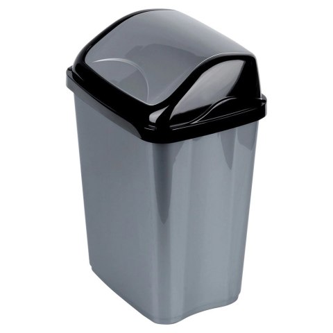 Kosz na śmieci plastikowy szary 26 l