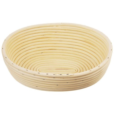 Koszyk do Wyrastania Chleba Ciasta Rattanowy Solidny ORION 28 x 22 x 9 cm