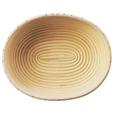 Koszyk do Wyrastania Chleba Ciasta Rattanowy Solidny ORION 28 x 22 x 9 cm