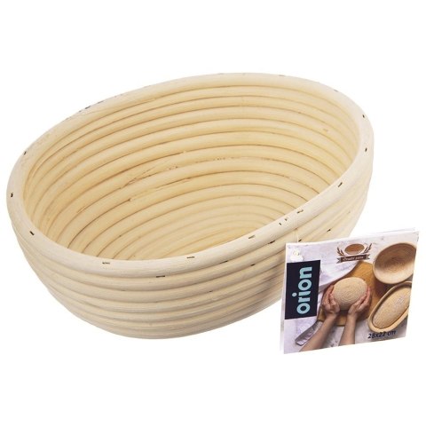 Koszyk do Wyrastania Chleba Ciasta Rattanowy Solidny ORION 28 x 22 x 9 cm