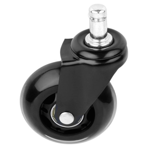 Kółka do Fotela Kauczukowe Obrotowe VILDE Śr. 6,3 cm 5 szt.