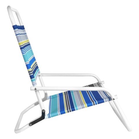 Krzesło Plażowe Składane Metalowe Wygodne Solidne VILDE 51 x 54 x 61 cm