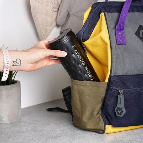 Kubek Termiczny Bidon Stalowy Nierdzewny Próżniowy Czarny ORION 500 ml