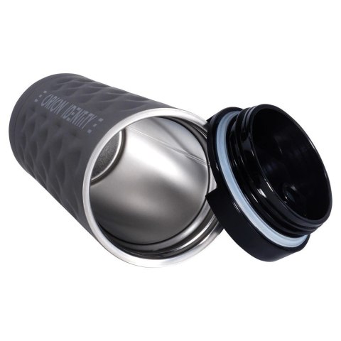 Kubek Termiczny Bidon Stalowy Nierdzewny Próżniowy Czarny ORION 500 ml