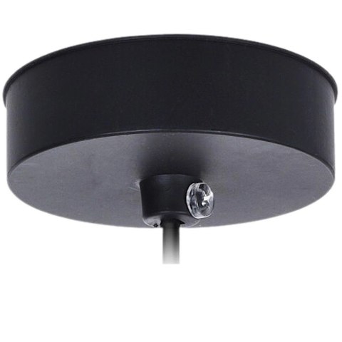 Lampa Sufitowa Wisząca Metalowa Czarna Loft Złota Solidna VILDE 32 x 29 cm
