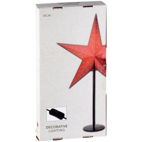 Lampka Papierowa Ozdoba Świąteczna Dekoracyjna ORION 45x13x70 cm