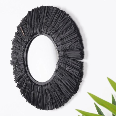 Lustro Ścienne z Ramą Wiszące Ozdobne Dekoracyjne Boho HOME STYLING 32 cm