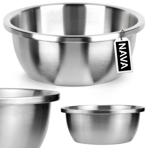 Miska Kuchenna do Miksowania Stalowa Lekka Nierdzewna NAVA 28 cm 4,3 L