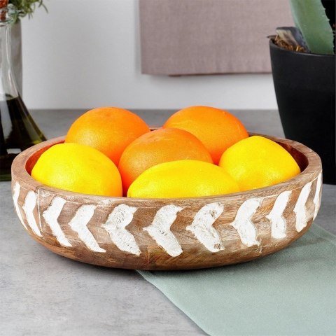 Miska Stołowa Drewniana do Podawania Serwowania na Owoce ORION 24 cm, 1,3 l