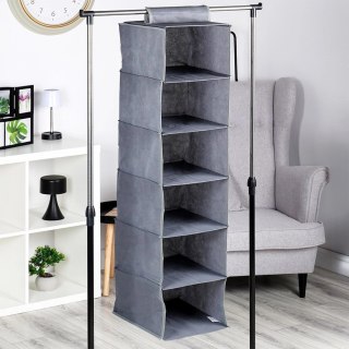 Organizer wiszący do szafy 6 półek