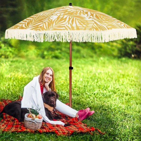 Parasol Plażowy Ogrodowy na Ogród Plaże Regulowany Przenośny PROBEACH 157cm