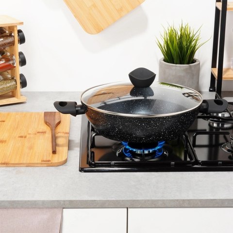 Patelnia Granitowa Nieprzywierająca Głęboka Gaz Indukcja ORION 28 cm 3,5l