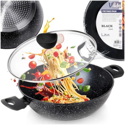 Patelnia Granitowa Nieprzywierająca Głęboka Gaz Indukcja ORION 28 cm 3,5l