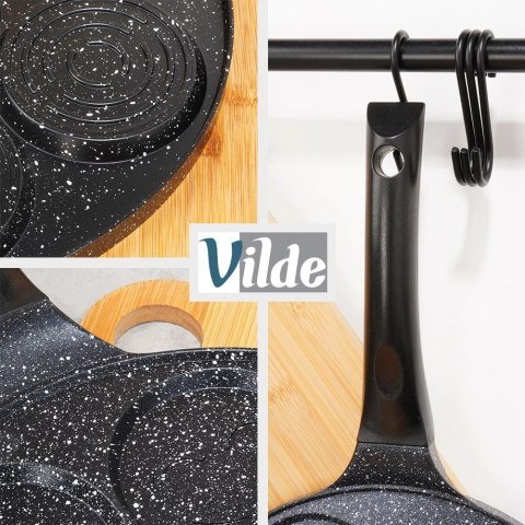 Patelnia do jajek granitowa 7 otworów BASIC LINE 26 cm