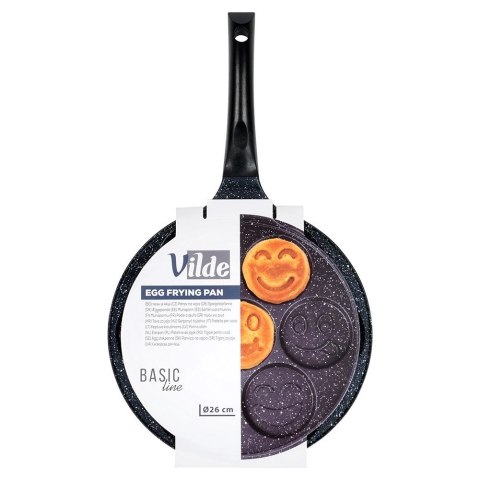 Patelnia do jajek granitowa 7 otworów BASIC LINE 26 cm