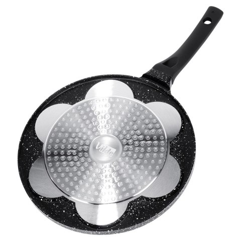 Patelnia do jajek granitowa 7 otworów BLACK LINE 26 cm