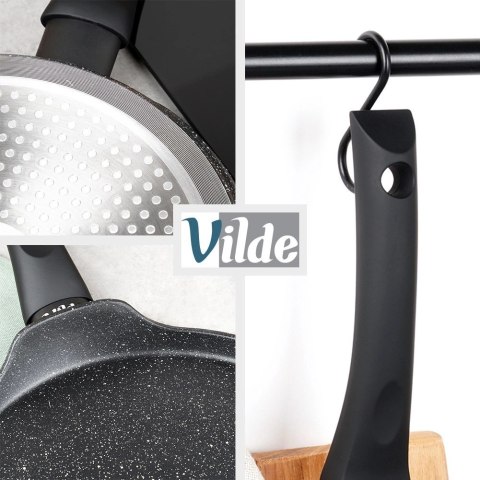 Patelnia do naleśników granitowa BLACK LINE 26 cm