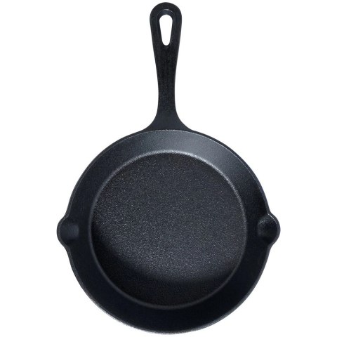 Patelnia na Gaz Indukcja Żeliwna z Nakładką Silikonową Solidna VILDE 20 cm