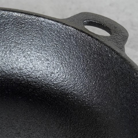 Patelnia Żeliwna Indukcja Gaz Grillowa na Ognisko Solidna Trwała VILDE 20cm