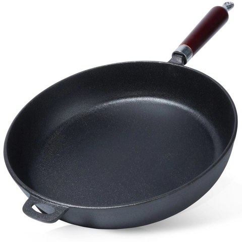 Patelnia Żeliwna Indukcja Gaz Grillowa na Ognisko Solidna Trwała VILDE 30cm