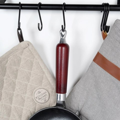 Patelnia Żeliwna Indukcja Gaz Grillowa na Ognisko Solidna Trwała VILDE 30cm