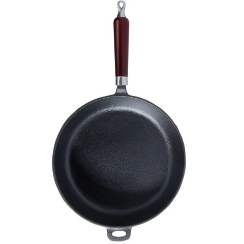 Patelnia Żeliwna do Smażenia Duszenia Gaz Indukcja Solidna VILDE 28 cm