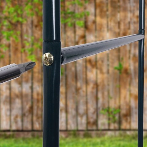 Pergola Ogrodowa Dekoracyjna Łuk Drabinka Metalowa Solidna VILDE 145x235 cm