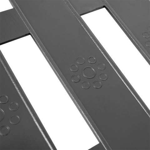 Płotek Palisada Obrzeże Ogrodowy Szary Ozdobny Solidny VILDE 200 x 15 cm