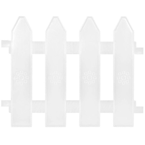 Płotek ogrodowy biały 20x15 cm 10 szt.