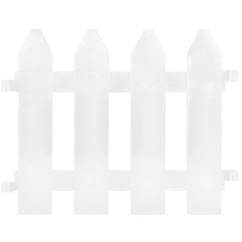 Płotek ogrodowy biały 20x15 cm 10 szt.