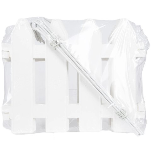 Płotek ogrodowy biały 20x15 cm 10 szt.