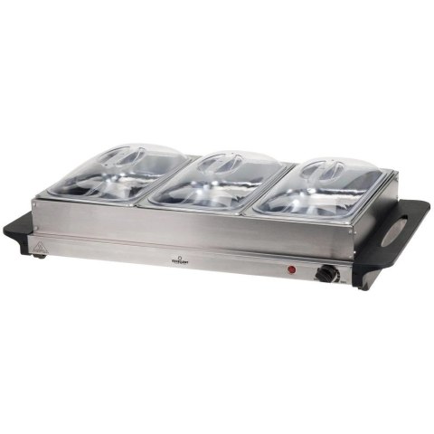 Podgrzewacz elektryczny do potraw stalowy 65x27x17 cm