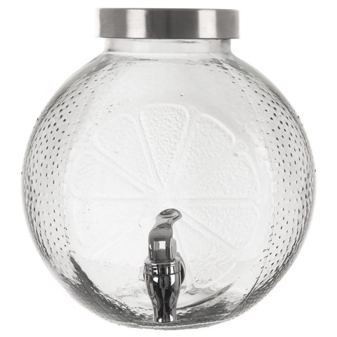 Słój Dozownik Dyspenser do Napojów Soku z Kranikiem Szklany ORION 5,4 L