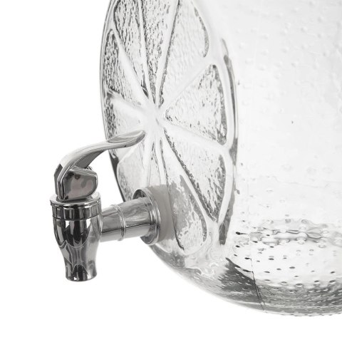 Słój Dozownik Dyspenser do Napojów Soku z Kranikiem Szklany ORION 5,4 L