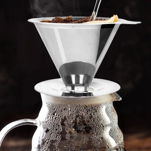 Stalowy Filtr do Parzenia Kawy Sitkowy do Szklanki ORION