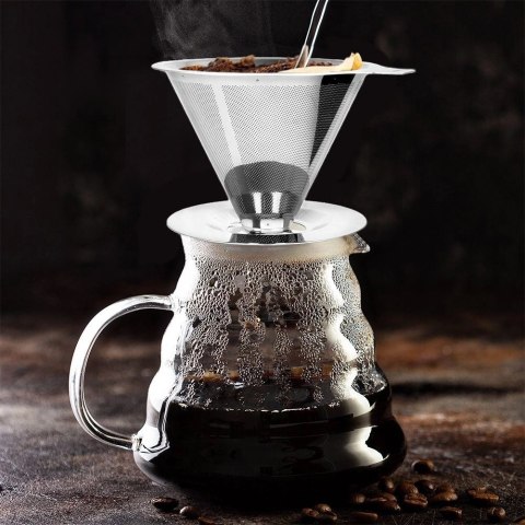 Stalowy Filtr do Parzenia Kawy Sitkowy do Szklanki ORION