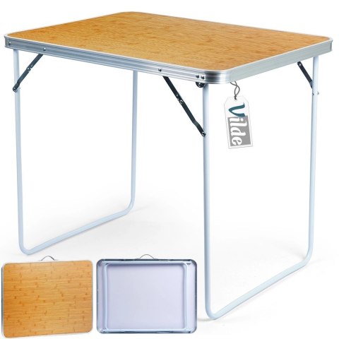 Stół Turystyczny Ogrodowy Składany VILDE 80x60x70,5 cm