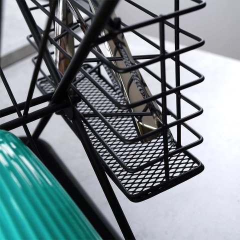 Suszarka na Naczynia Ociekacz do Naczyń Czarna VILDE 45 x 32 x 25,5 cm