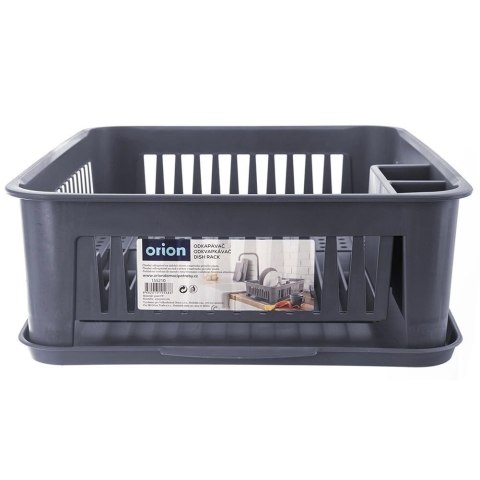 Suszarka na Naczynia Talerze Pojemna Szara ORION 43,5 x 32 x 12 cm