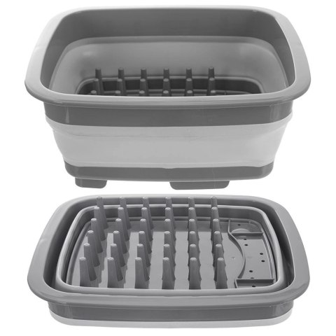 Suszarka na naczynia silikonowa składana 37x31,5x14,5 cm