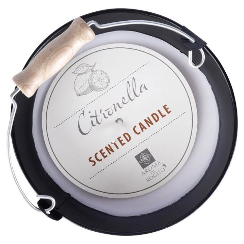 Świeca Odstraszacz Przeciw Komarom Citronella z Olejkiem ORION 16x18 cm