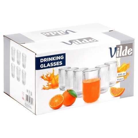Szklanki 400 ml 6 szt.