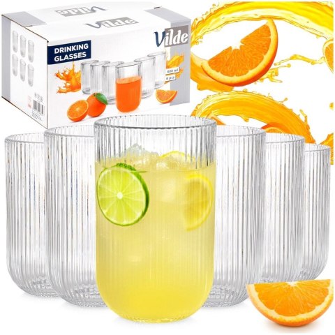 Szklanki 400 ml 6 szt.