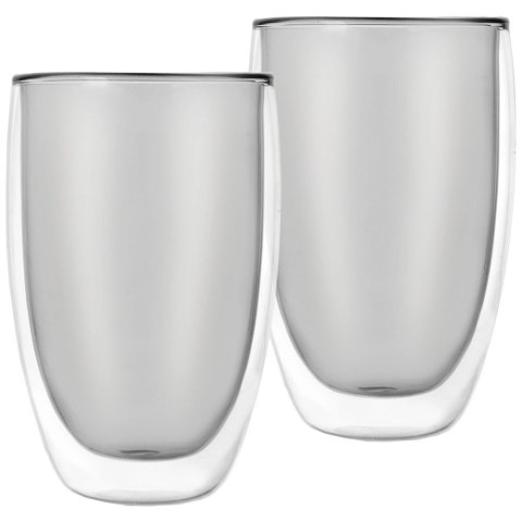 Szklanki Termiczne z Podwójną Ścianką do Kawy Latte ORION 460 ml 2 szt.