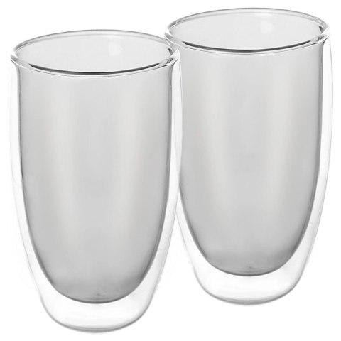Szklanki Termiczne z Podwójną Ścianką do Kawy Latte ORION 460 ml 2 szt.