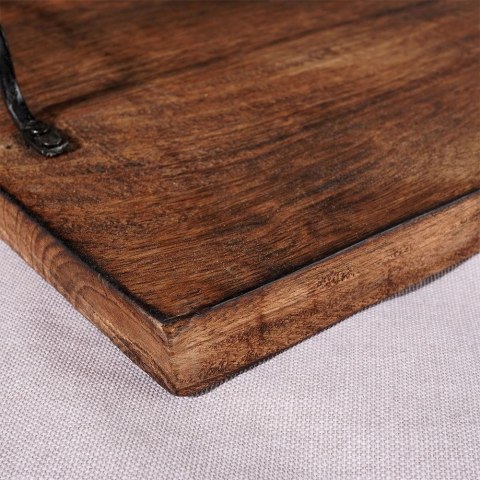 Taca Deska do Krojenia Serwowania Drewniana z Uchwytami ORION 56 x 29,6 cm