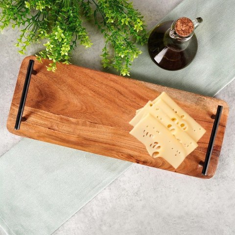 Taca do Serwowania Podawania Przekąsek Przystawek Drewniana VILDE 40x15,5cm